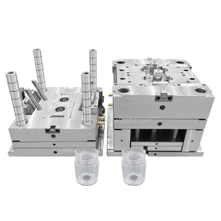 1+2 wtryska wtrysku plastikowa formy do makijażu pokrywającego korpus PA6 ABS PP Materiał