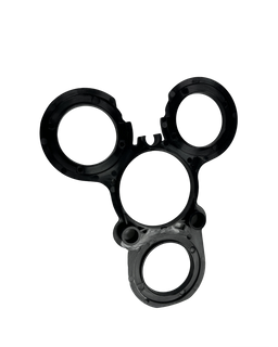 Zintegrowany wspornik wielopierścieniowy i rama pozycjonująca do formowania wtryskowego