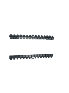 Niestandardowy, formowany wtryskowo plastikowy pasek na klucze OEM z możliwością podświetlenia do sterowania przemysłowego i elektroniki użytkowej