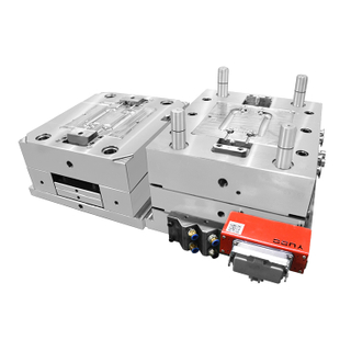 Plastikowa forma wtryskowa 1*2 do uchwytu wspomaganego gazem PP z polerowanym wykończeniem