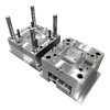 1*1 Overmold Cavity PC i TPU Shore A 65 Large Sprue 1.2344 HRC48-50 Forma Stalowa tekstura VDI30 Przemysłowe elementy z tworzyw sztucznych Forma wtryskowa