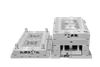 1*2 wnęka PC duża wlewka 1.2083ESR HRC48-52 forma stalowa błyszcząca forma wykończenie europejski standard panel gniazdowy forma wtryskowa