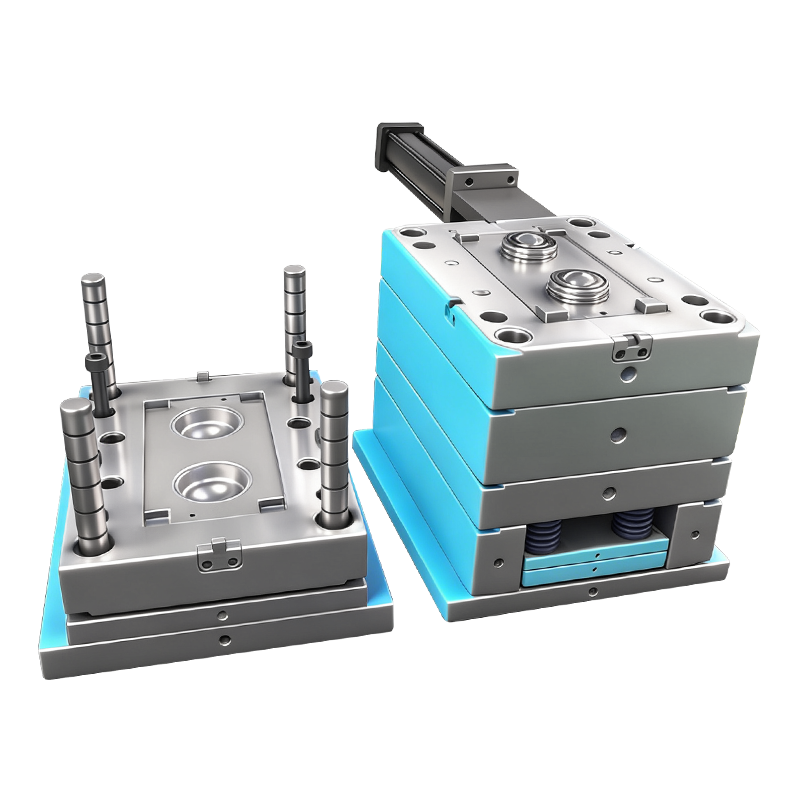 This is a high-precision PC transparent lens shell injection mold specially designed for optical spot lens housing production. Adopting 1×2 cavity layout, professional pin-point sprue runner system, and premium 1.2344 mold steel hardened to HRC 48-52. Both core and cavity are finely polished to meet strict optical surface requirements. The mold is perfectly customized for high-transparency PC material, ensuring flawless light transmission, no weld lines, no flow marks, and stable optical performance for lens shell products. Jest to precyzyjna forma wtryskowa przezroczystej powłoki soczewki z PC, specjalnie zaprojektowana do produkcji obudów soczewek optycznych. Przyjęcie układu wnęki 1×2, profesjonalnego systemu wlewów punktowych i stali formierskiej premium 1.2344 hartowanej do HRC 48-52. Zarówno rdzeń, jak i wnęka są dokładnie wypolerowane, aby spełnić rygorystyczne wymagania dotyczące powierzchni optycznej. Forma jest doskonale dostosowana do materiału PC o wysokiej przezroczystości, zapewniając bezbłędną transmisję światła, brak linii spawów, brak śladów płynięcia i stabilne właściwości optyczne produktów z powłoką soczewki.
