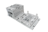 1*4 wnęka Plastikowy panel przełączników Forma PC Materiał Duża wlewka Horn Brama Prowadnica formy 1.2083ESR HRC48-52 Forma Stalowa wnęka Wysoki połysk Płyta pokrywy przełącznika Oprzyrządowanie